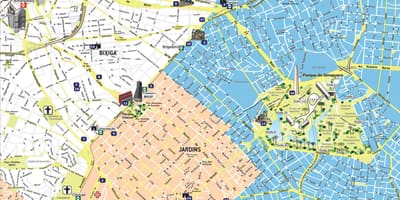 Mapa del turisme de São Paulo