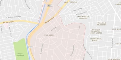 Mapa de Vila Jacuí São Paulo