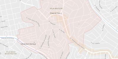 Mapa de Vila Matilde São Paulo