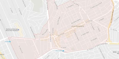 Mapa de Vila Prudente São Paulo
